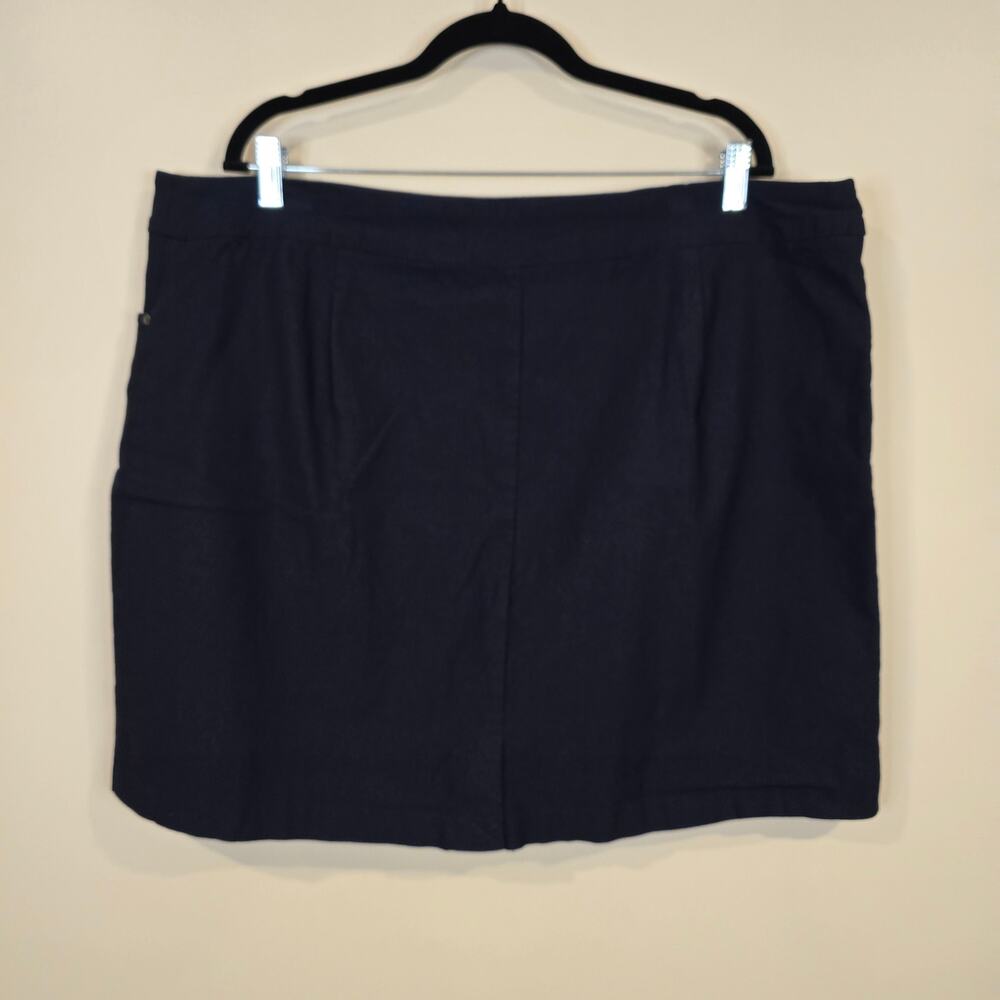 Women's Tribal Navy Blue Pull On Skort | Size 22W - Picture 2 of 11